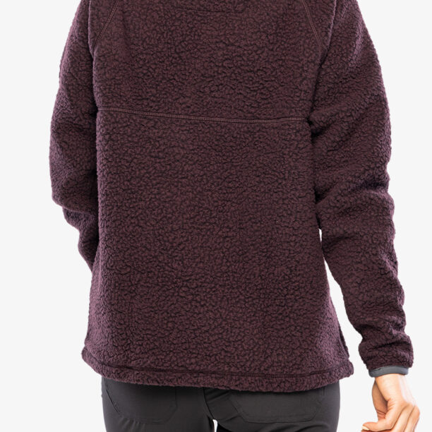 Fleece femei Carhartt Relaxed Fit Fleece Pullover - blackberry heather preţ