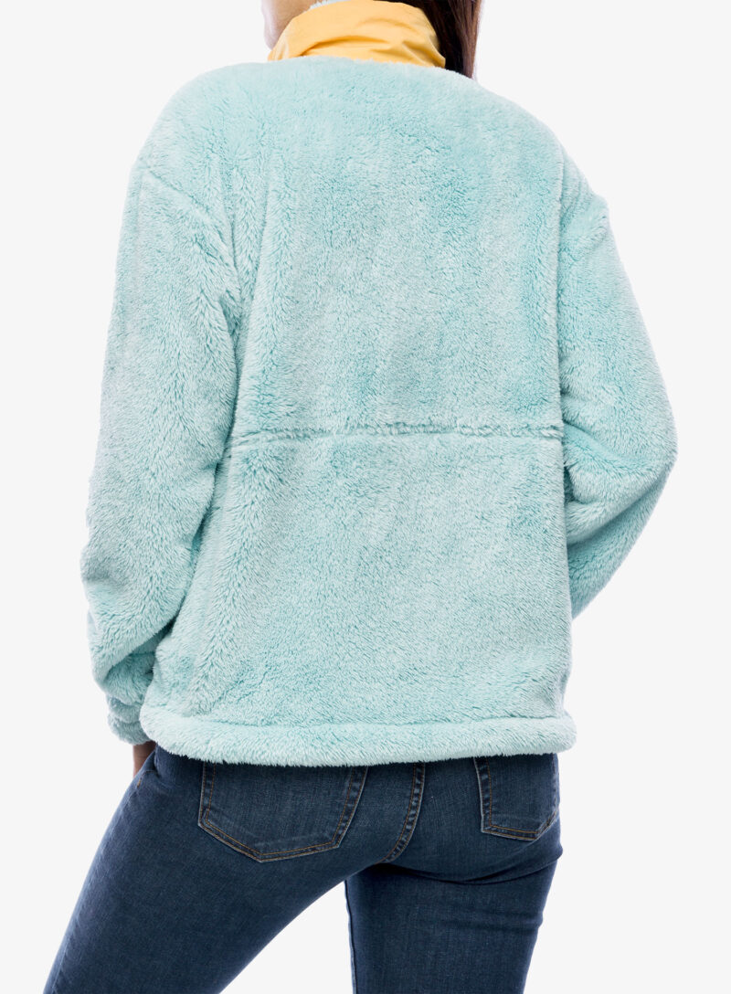 Fleece femei Columbia Boundless Discovery Sherpa Full Zip - aqua haze/sunset peach preţ