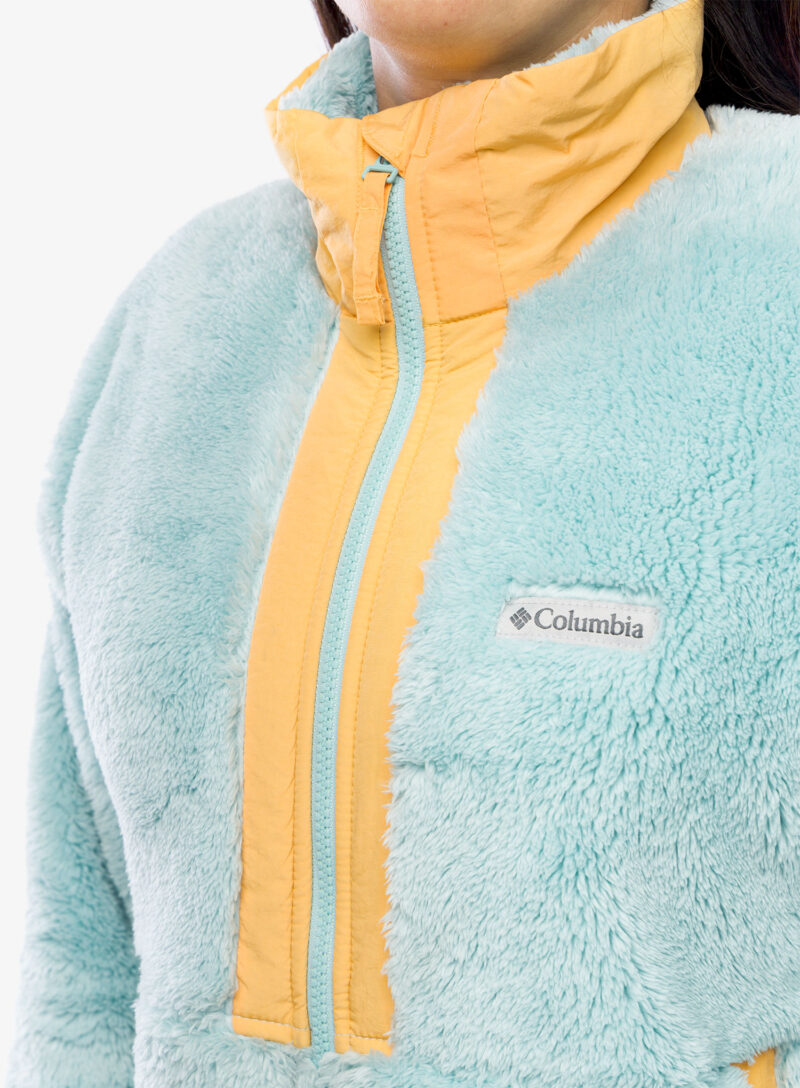 Preţ Fleece femei Columbia Boundless Discovery Sherpa Full Zip - aqua haze/sunset peach