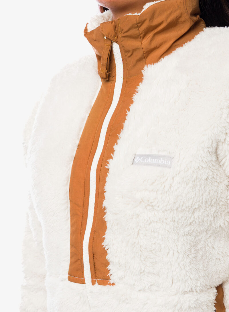 Preţ Fleece femei Columbia Boundless Discovery Sherpa Full Zip - chalk/camel brown