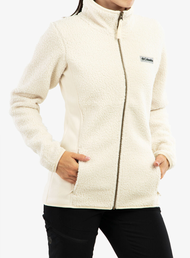 Cumpăra Fleece femei Columbia Panorama Full Zip - chalk