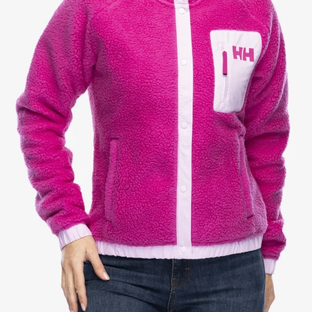 Cumpăra Fleece femei Helly Hansen Imperial Pile Snap - magenta 2.0