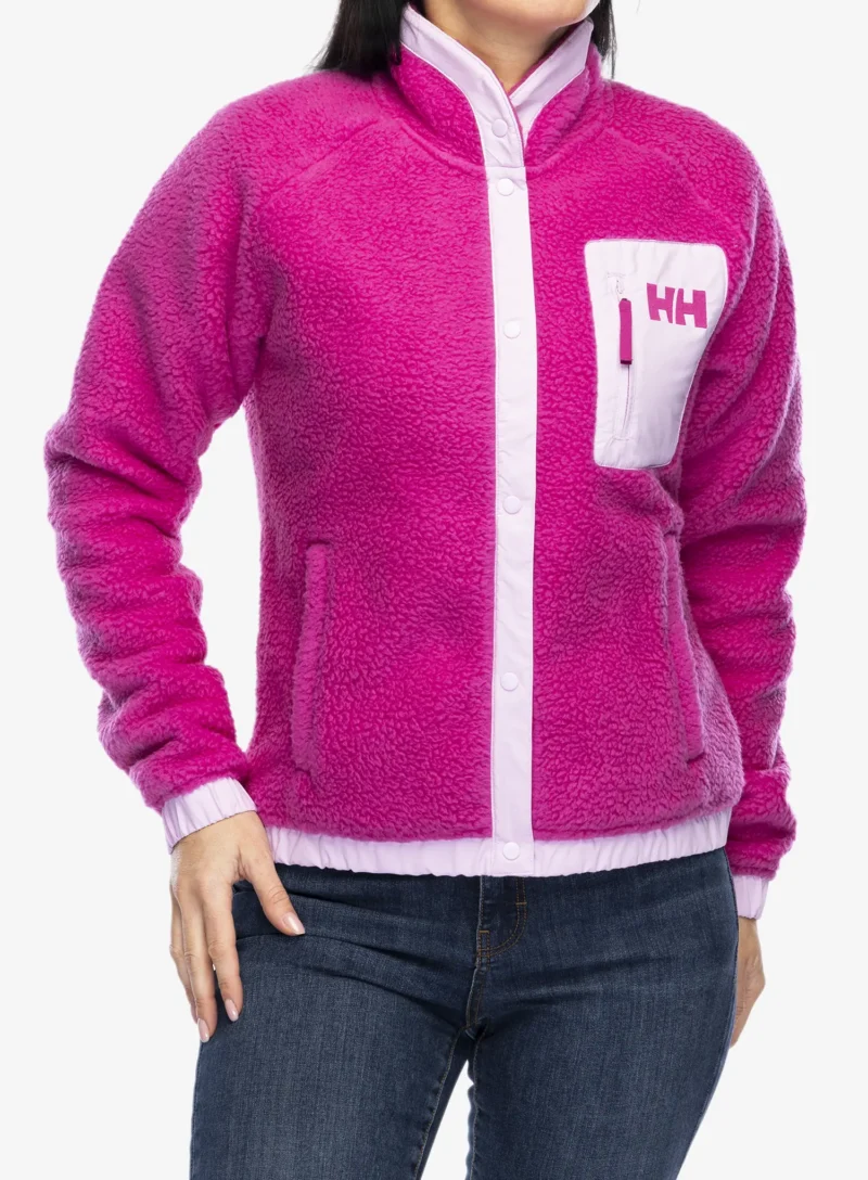 Cumpăra Fleece femei Helly Hansen Imperial Pile Snap - magenta 2.0