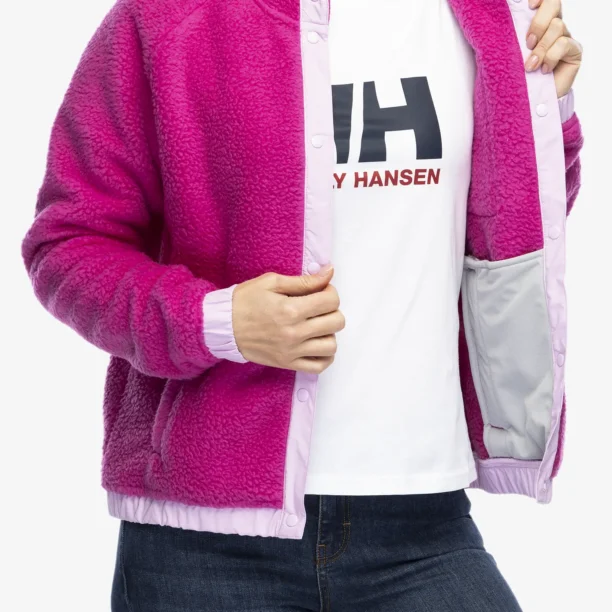 Preţ Fleece femei Helly Hansen Imperial Pile Snap - magenta 2.0