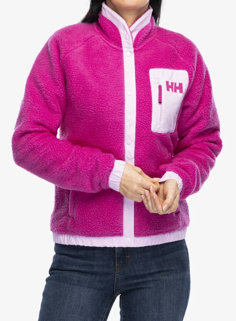 Fleece femei Helly Hansen Imperial Pile Snap - magenta 2.0