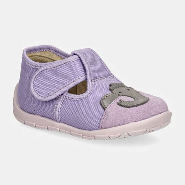 Froddo papuci copii CLASSIC SLIPPERS culoarea violet