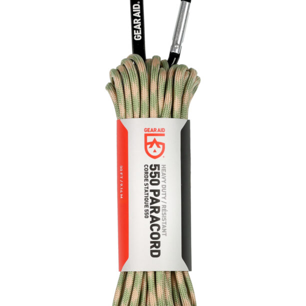 Funie Gear Aid Heavy-Duty 550 Paracord 9 m - sage/tan preţ