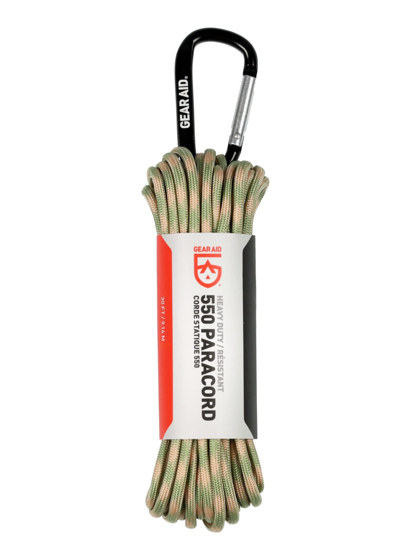 Funie Gear Aid Heavy-Duty 550 Paracord 9 m - sage/tan preţ