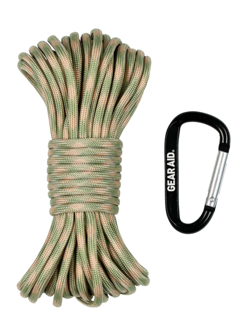 Cumpăra Funie Gear Aid Heavy-Duty 550 Paracord 9 m - sage/tan