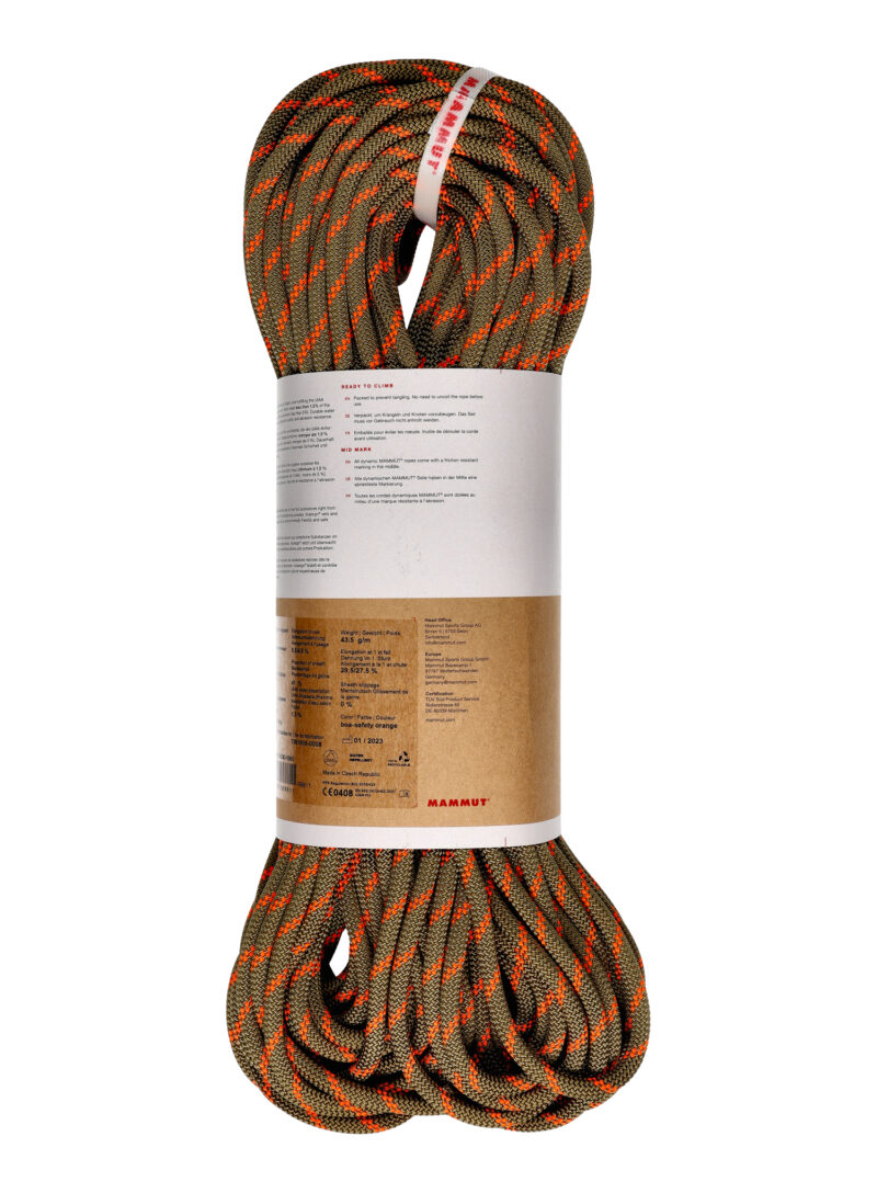 Cumpăra Funie dublă Mammut 8.0 Alpine Dry Rope 60 m - boa/safety orange