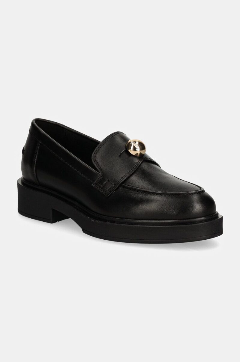 Furla mocasini de piele Sfera Loafer femei