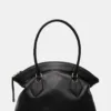 Furla poseta de piele culoarea negru