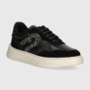 Furla sneakers din piele Lace-Up culoarea negru