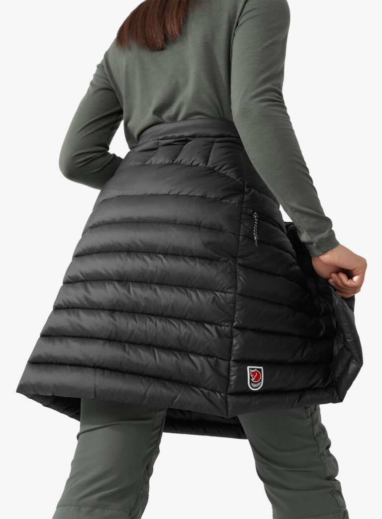 Fusta drumetie Fjallraven Expedition Pack Down Skirt - black preţ