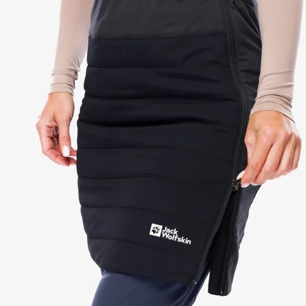 Original Fustă încălzită Jack Wolfskin Alpspitze Ins Skirt - black