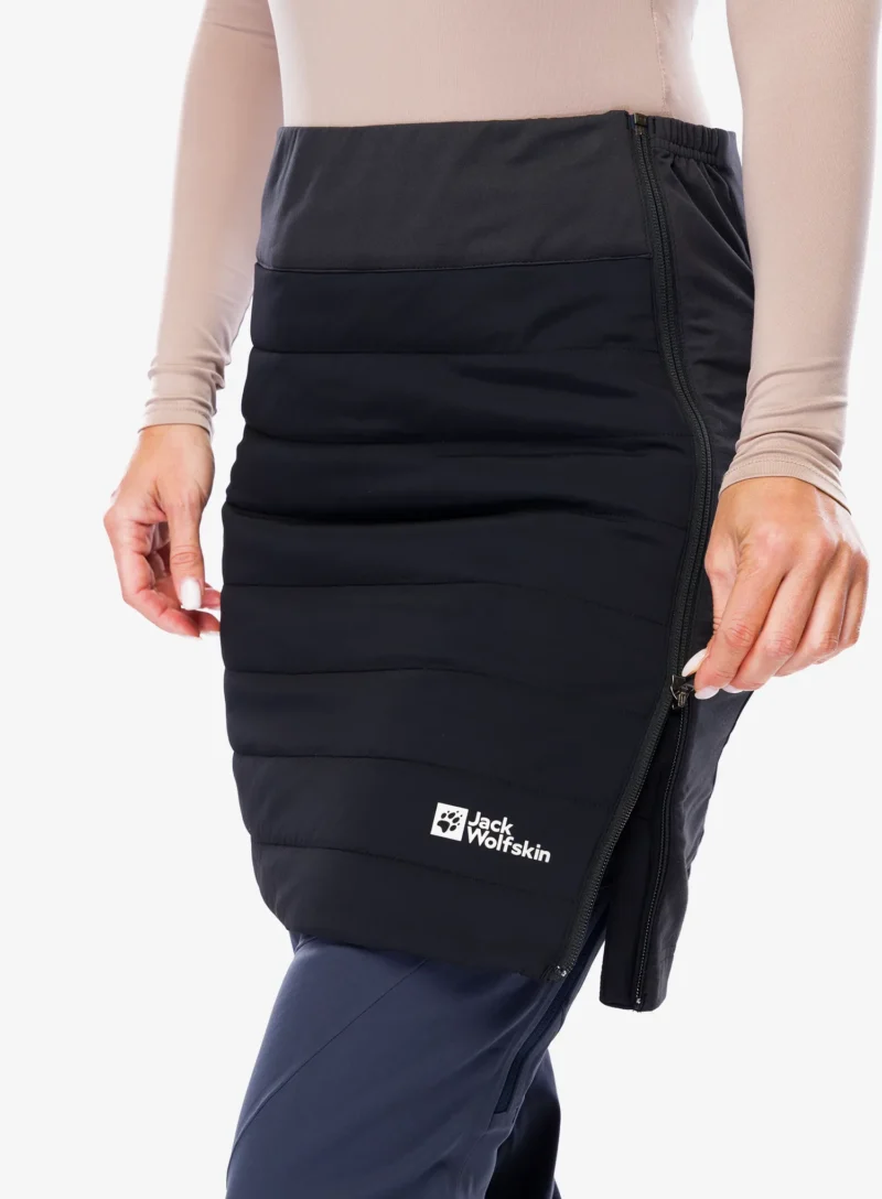 Original Fustă încălzită Jack Wolfskin Alpspitze Ins Skirt - black