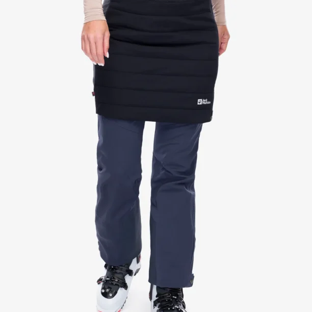 Fustă încălzită Jack Wolfskin Alpspitze Ins Skirt - black