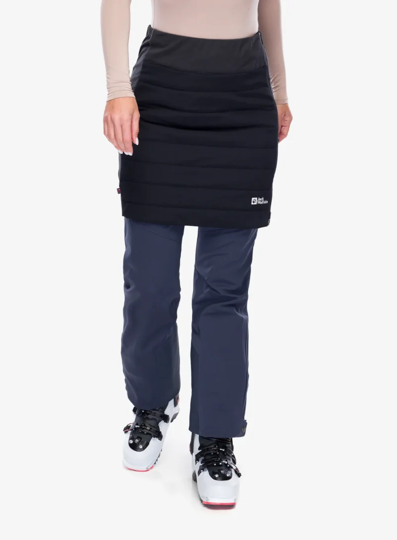 Fustă încălzită Jack Wolfskin Alpspitze Ins Skirt - black