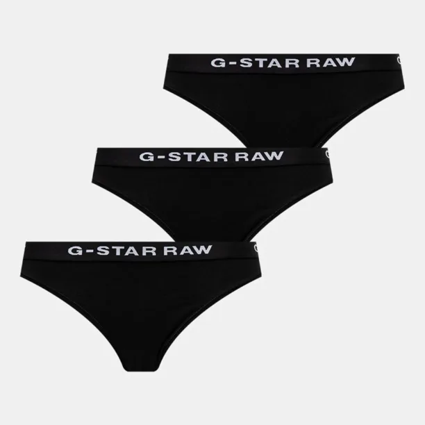 G-Star Raw chiloti 3-pack culoarea negru