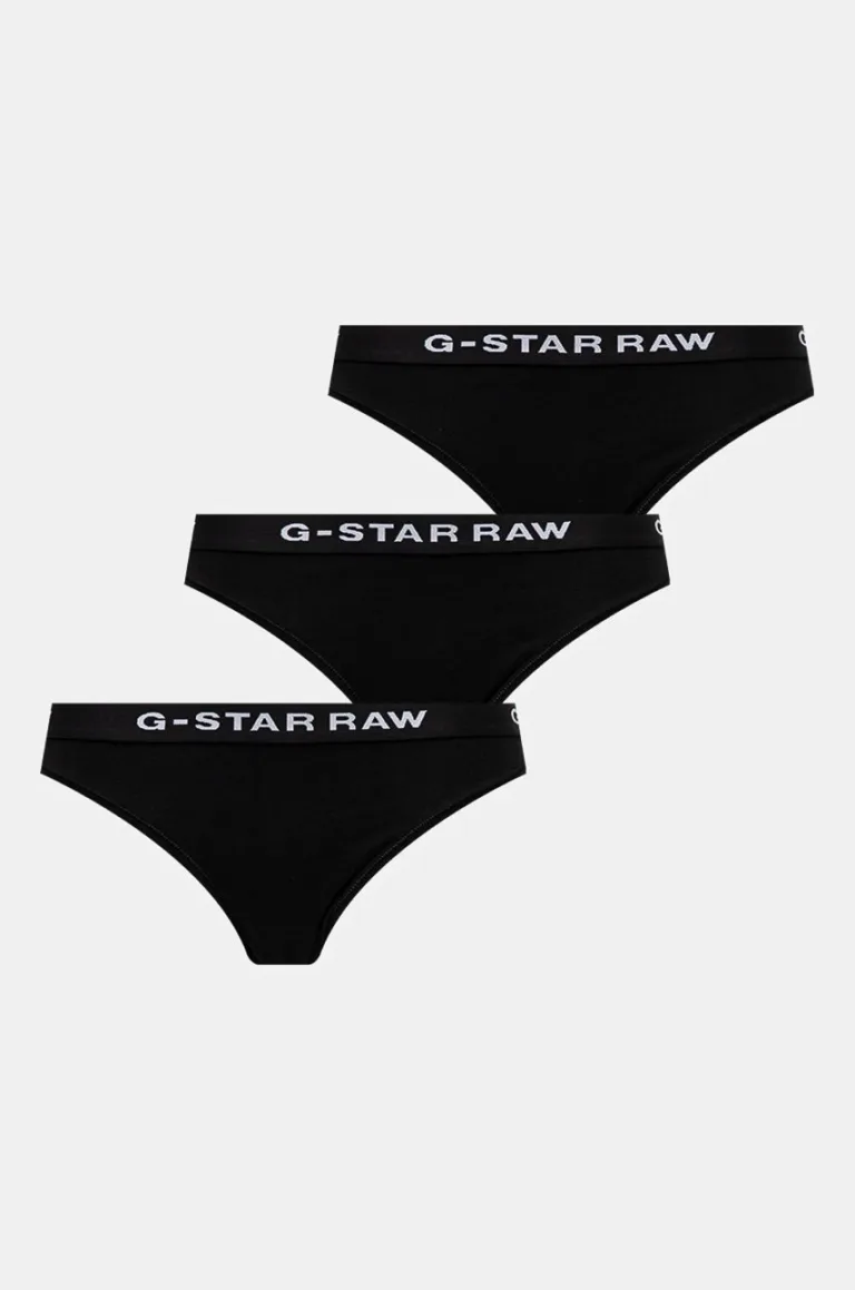 G-Star Raw chiloti 3-pack culoarea negru