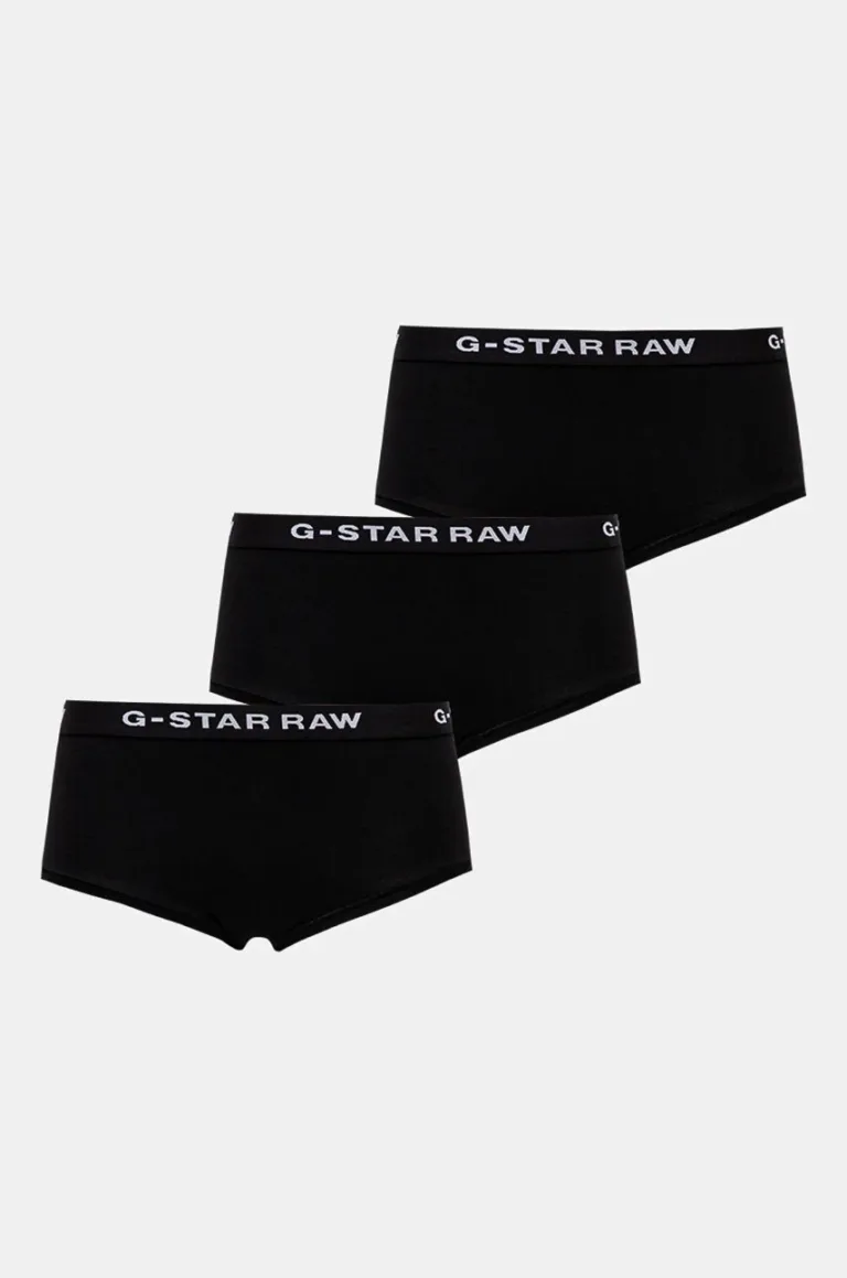 G-Star Raw chiloti 3-pack culoarea negru