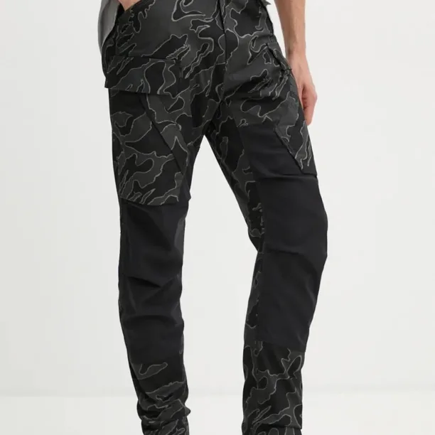 G-Star Raw pantaloni de bumbac culoarea negru