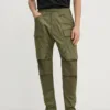 G-Star Raw pantaloni de bumbac culoarea verde