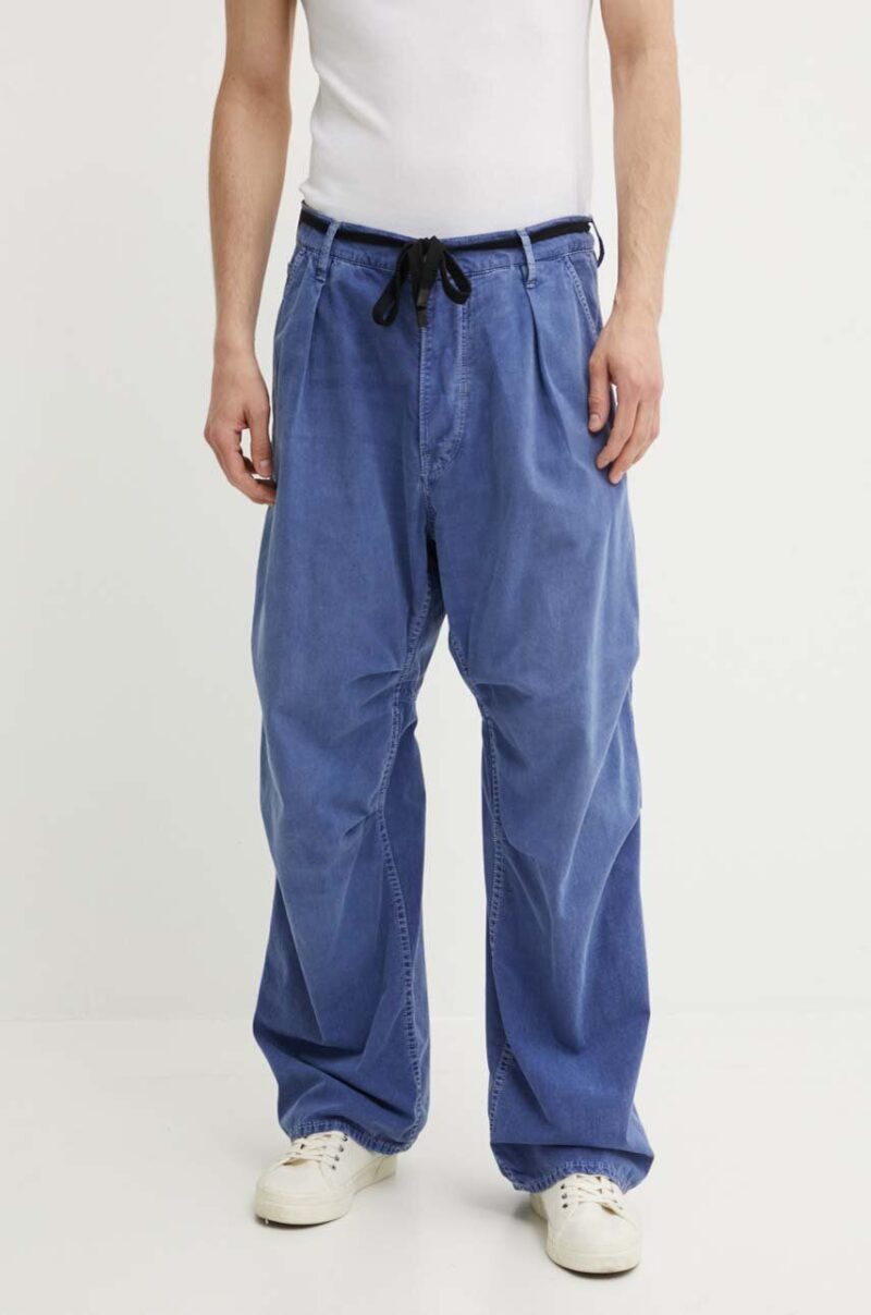 G-Star Raw pantaloni de bumbac drept