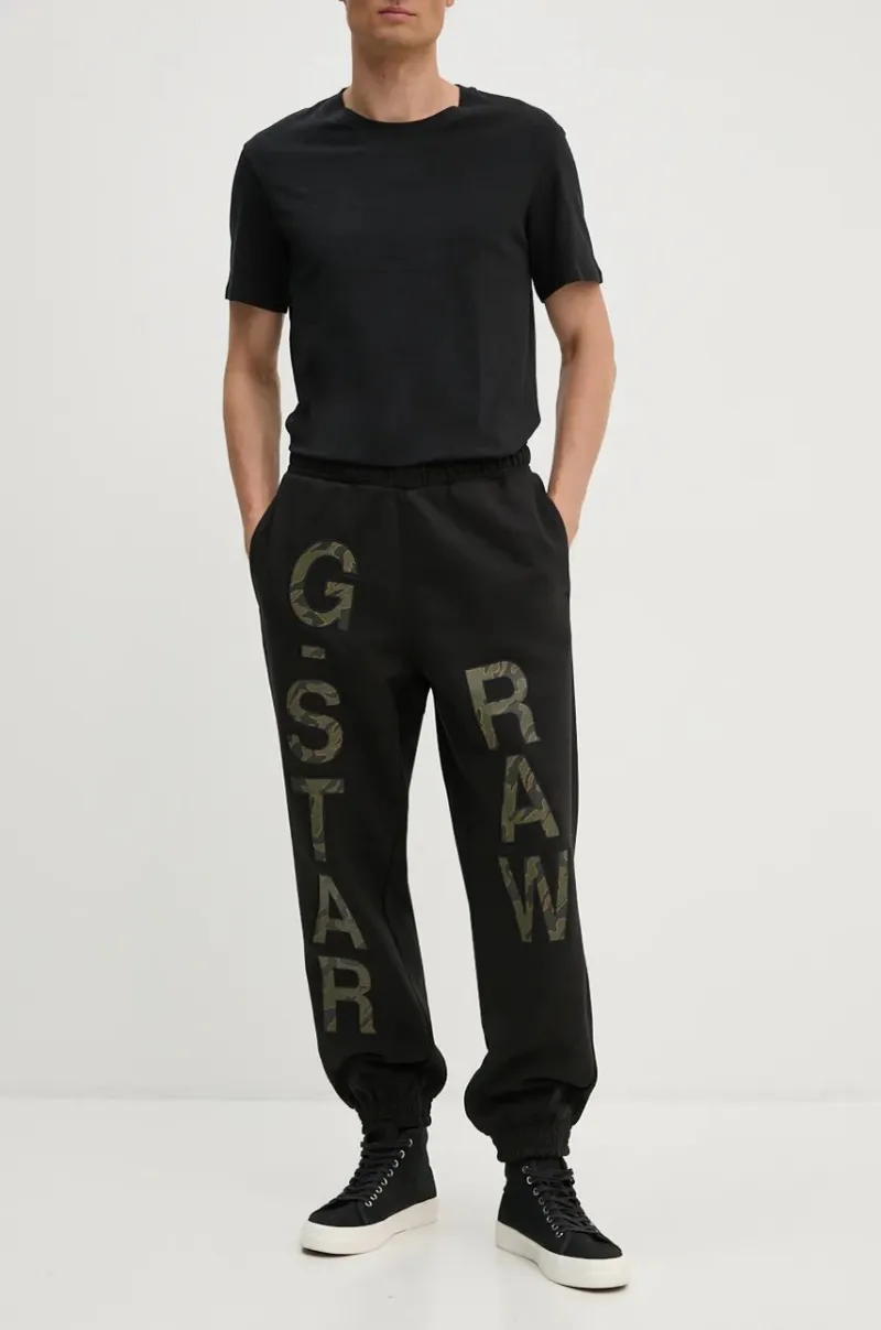 G-Star Raw pantaloni de trening culoarea negru