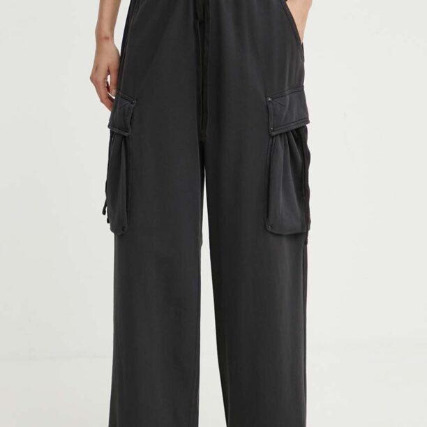 G-Star Raw pantaloni de trening din bumbac culoarea negru