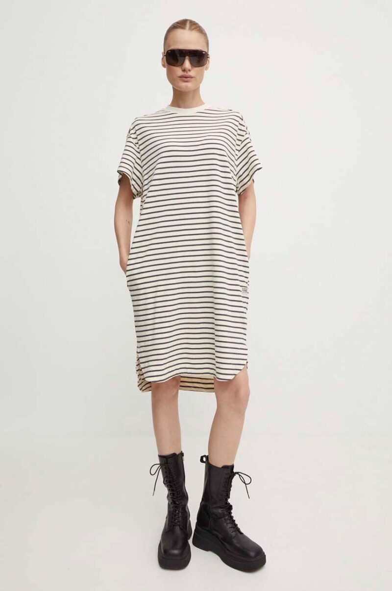 G-Star Raw rochie din bumbac mini