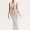 GOD SAVE QUEENS rochie NYMPH DRESS culoarea alb