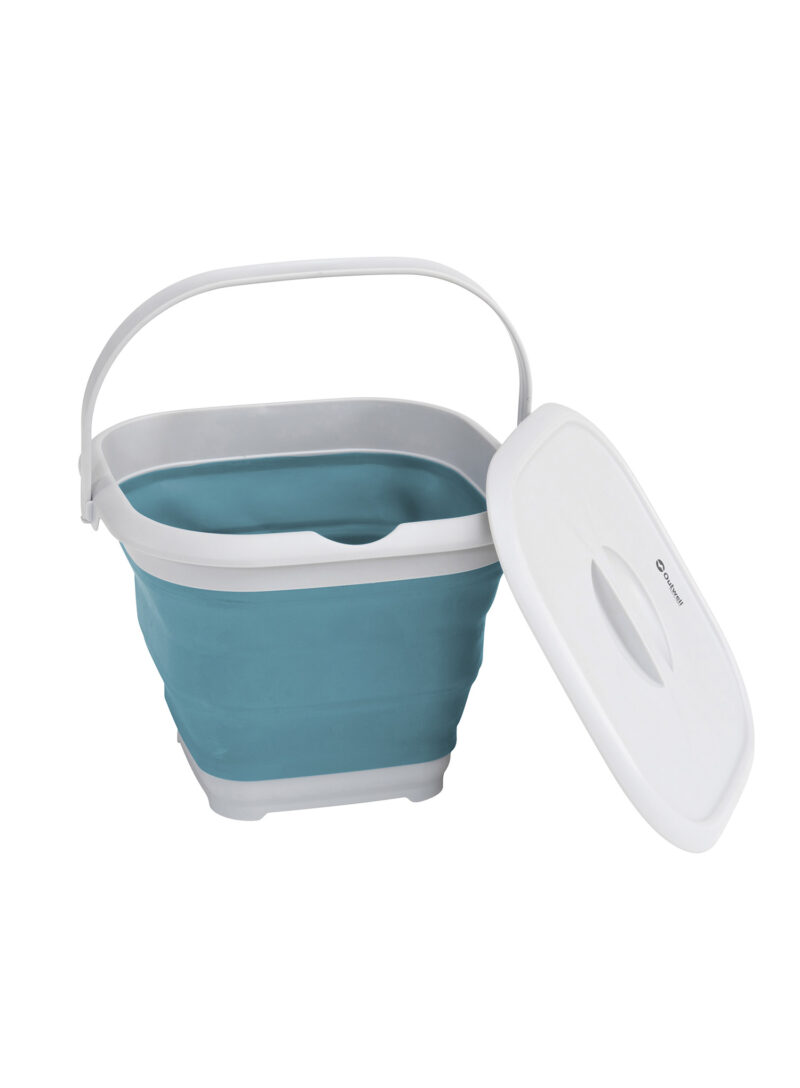 Găleată Outwell Collaps Bucket Square w/lid - classic blue preţ