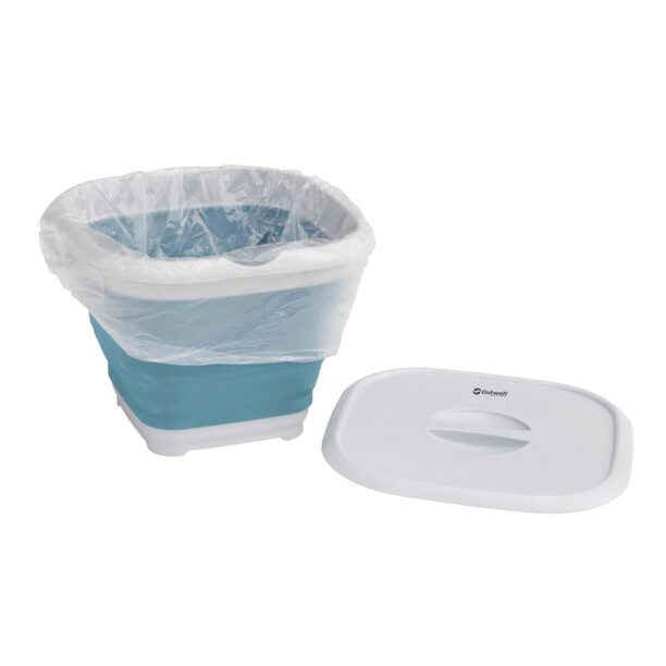 Original Găleată Outwell Collaps Bucket Square w/lid - classic blue