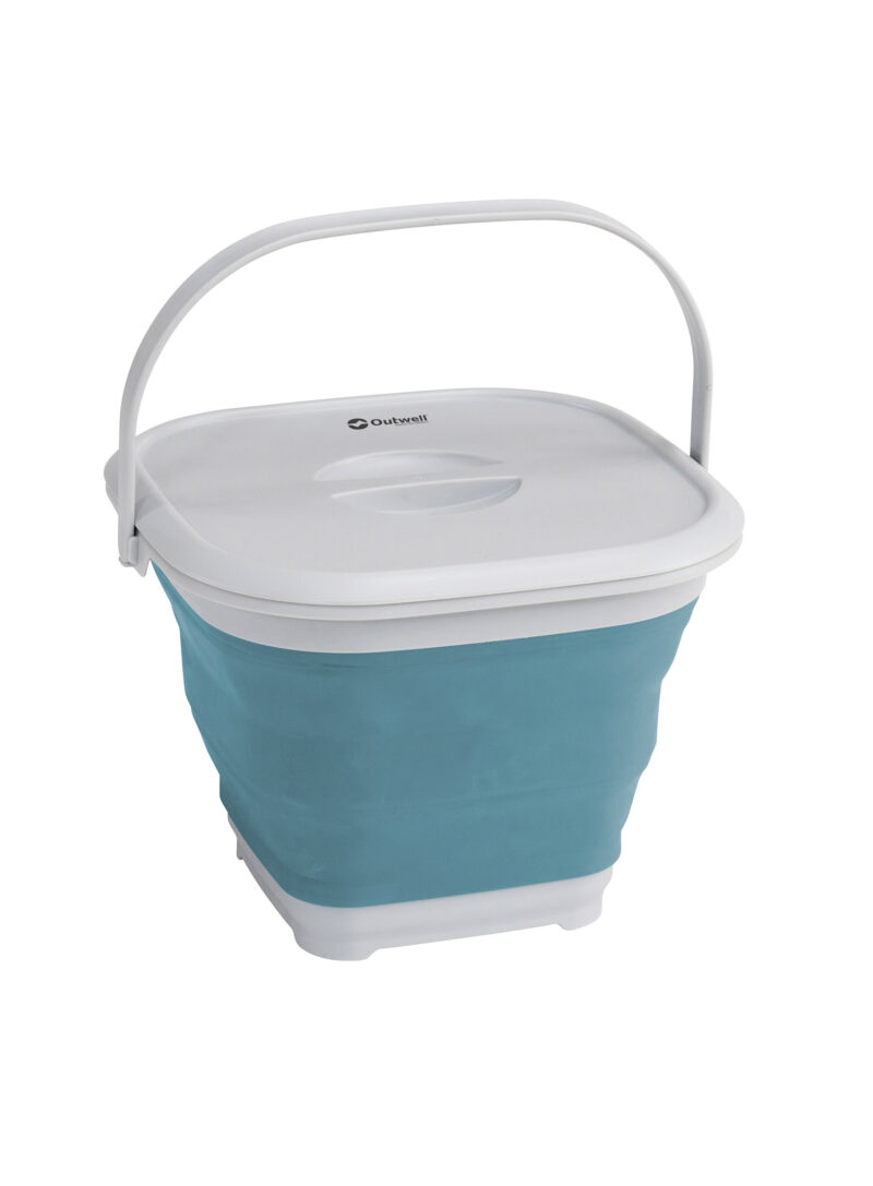 Găleată Outwell Collaps Bucket Square w/lid - classic blue