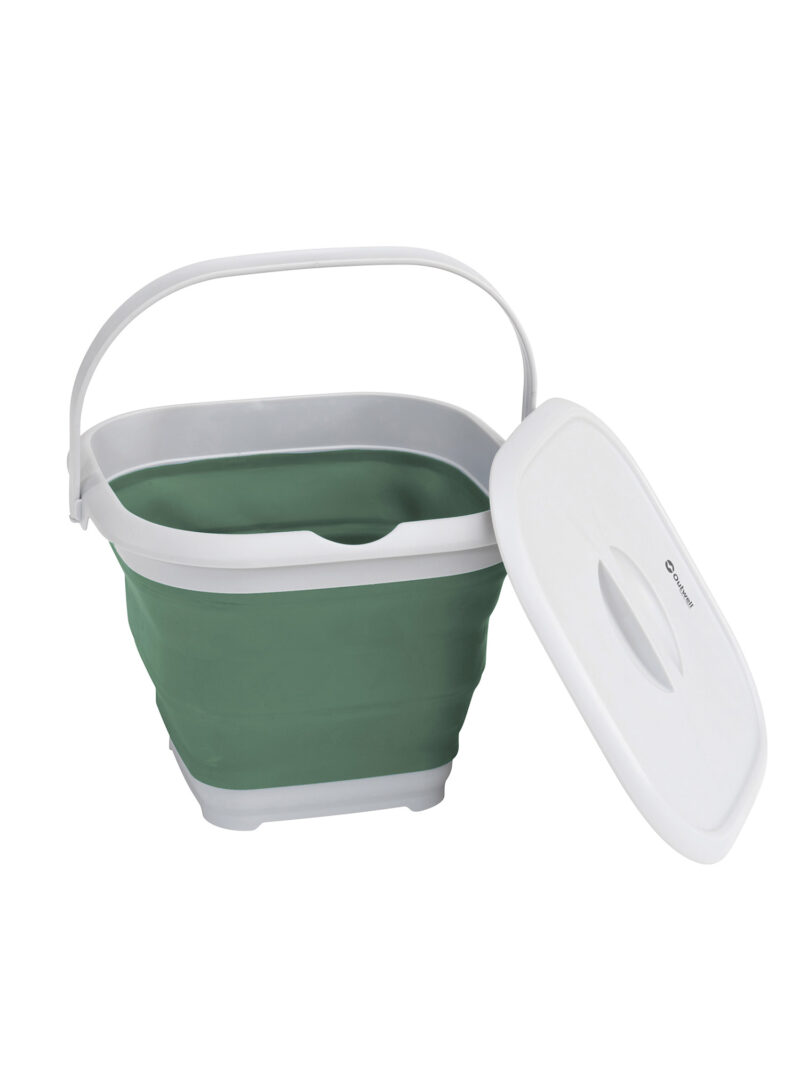 Găleată Outwell Collaps Bucket Square w/lid - shadow green preţ