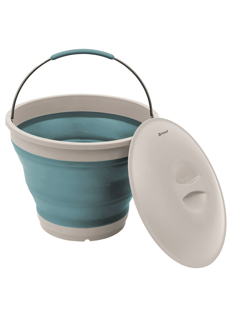 Găleată Outwell Collaps Bucket w/lid - classic blue