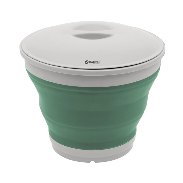 Găleată Outwell Collaps Bucket w/lid - shadow green