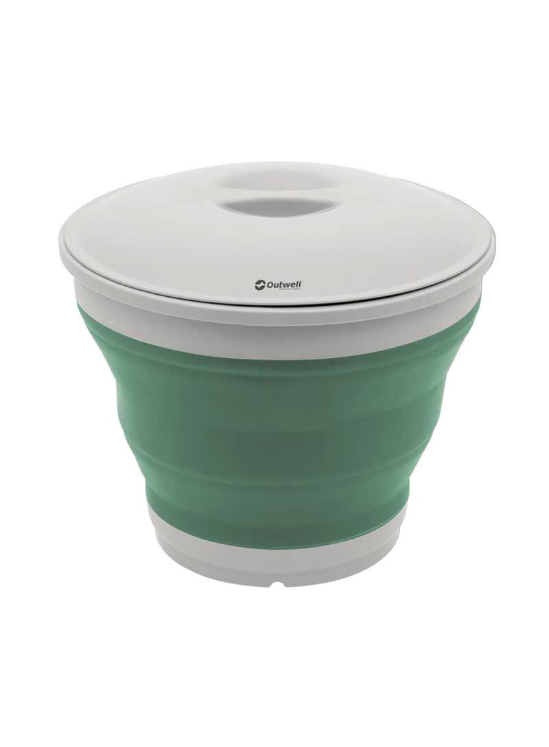 Găleată Outwell Collaps Bucket w/lid - shadow green