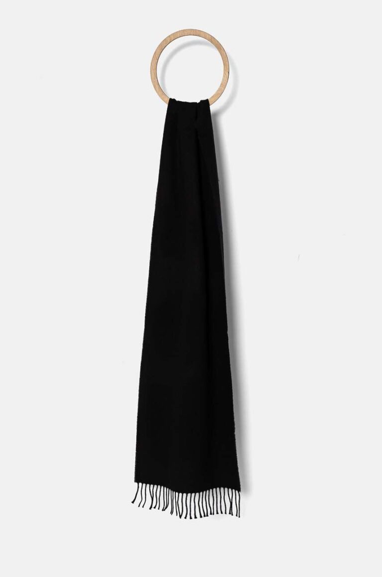 Gant esarfa de lana culoarea negru