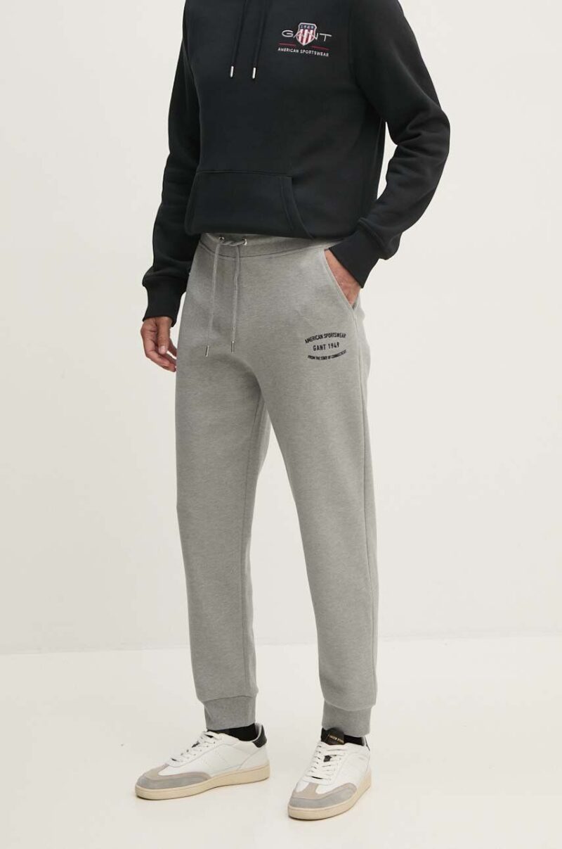 Gant pantaloni de trening culoarea gri