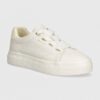 Gant sneakers din piele Avona culoarea alb