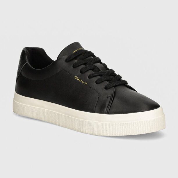 Gant sneakers din piele Avona culoarea negru