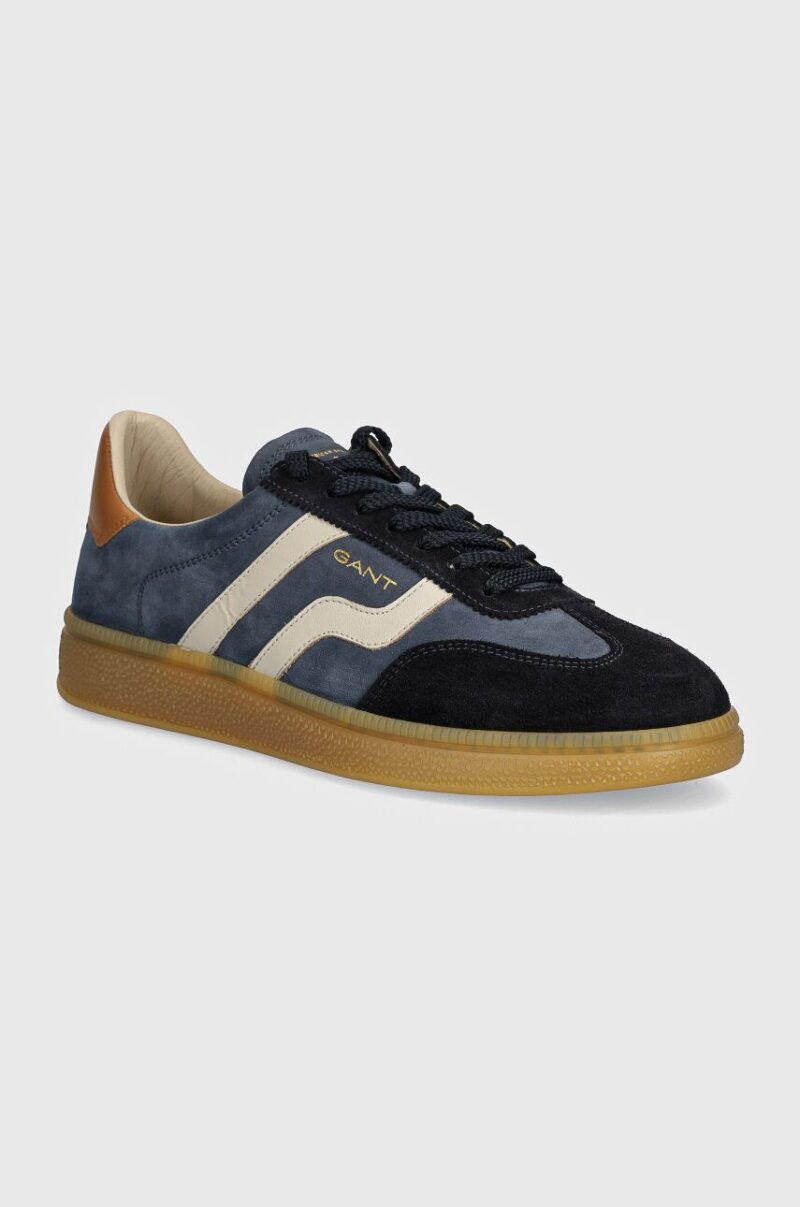 Gant sneakers din piele Cuzmo culoarea albastru marin