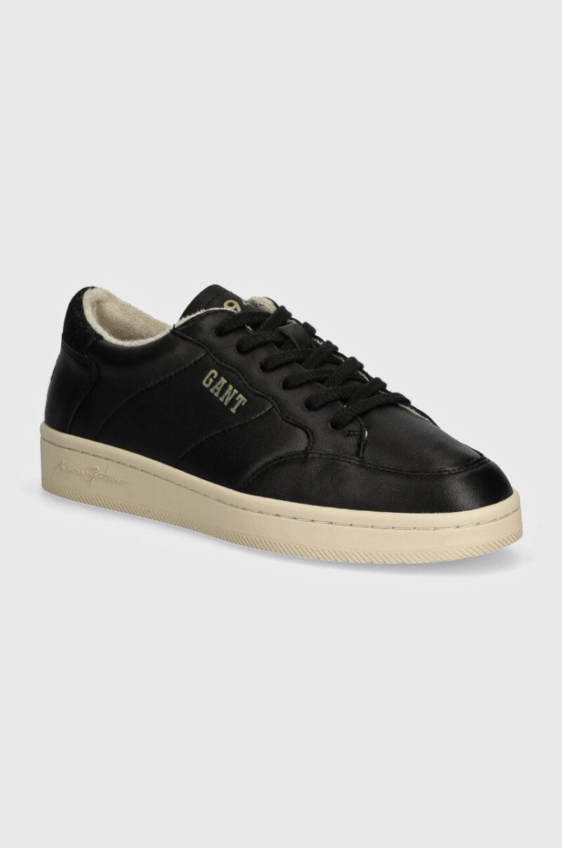 Gant sneakers din piele PREPLA culoarea negru