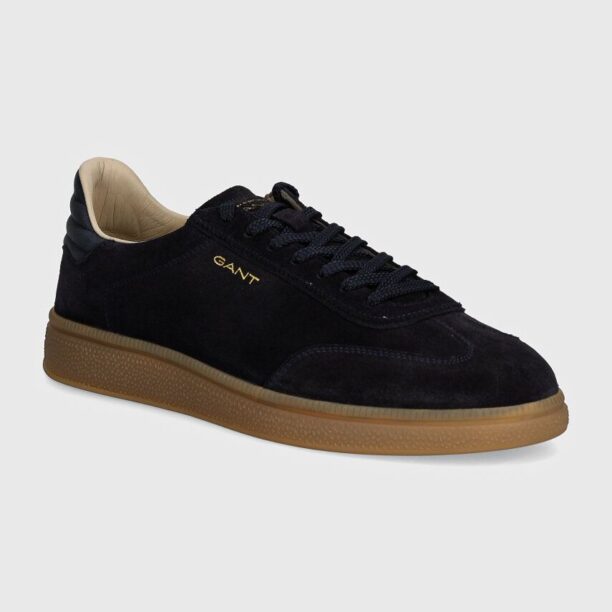 Gant sneakers din piele intoarsă Cuzmo culoarea albastru marin