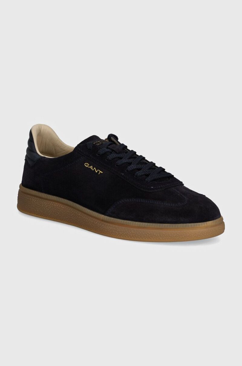 Gant sneakers din piele intoarsă Cuzmo culoarea albastru marin