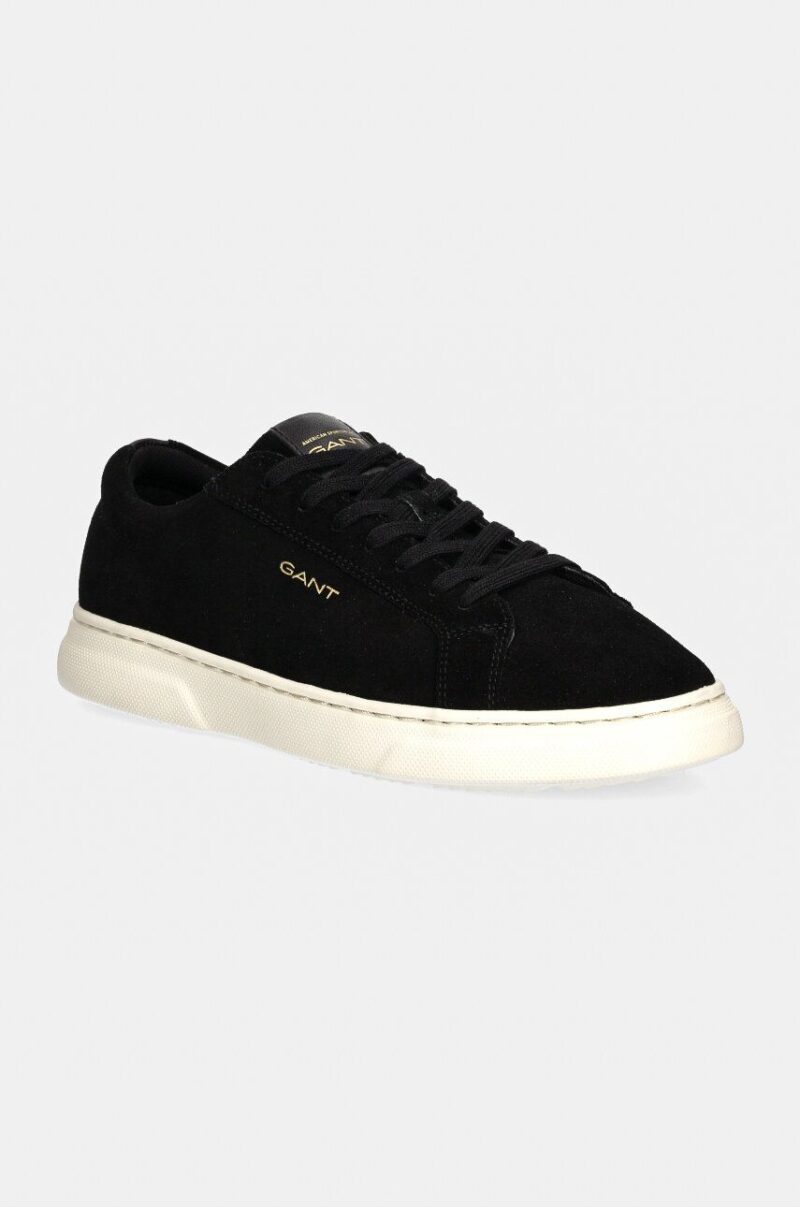 Gant sneakers din piele intoarsă Joree culoarea negru