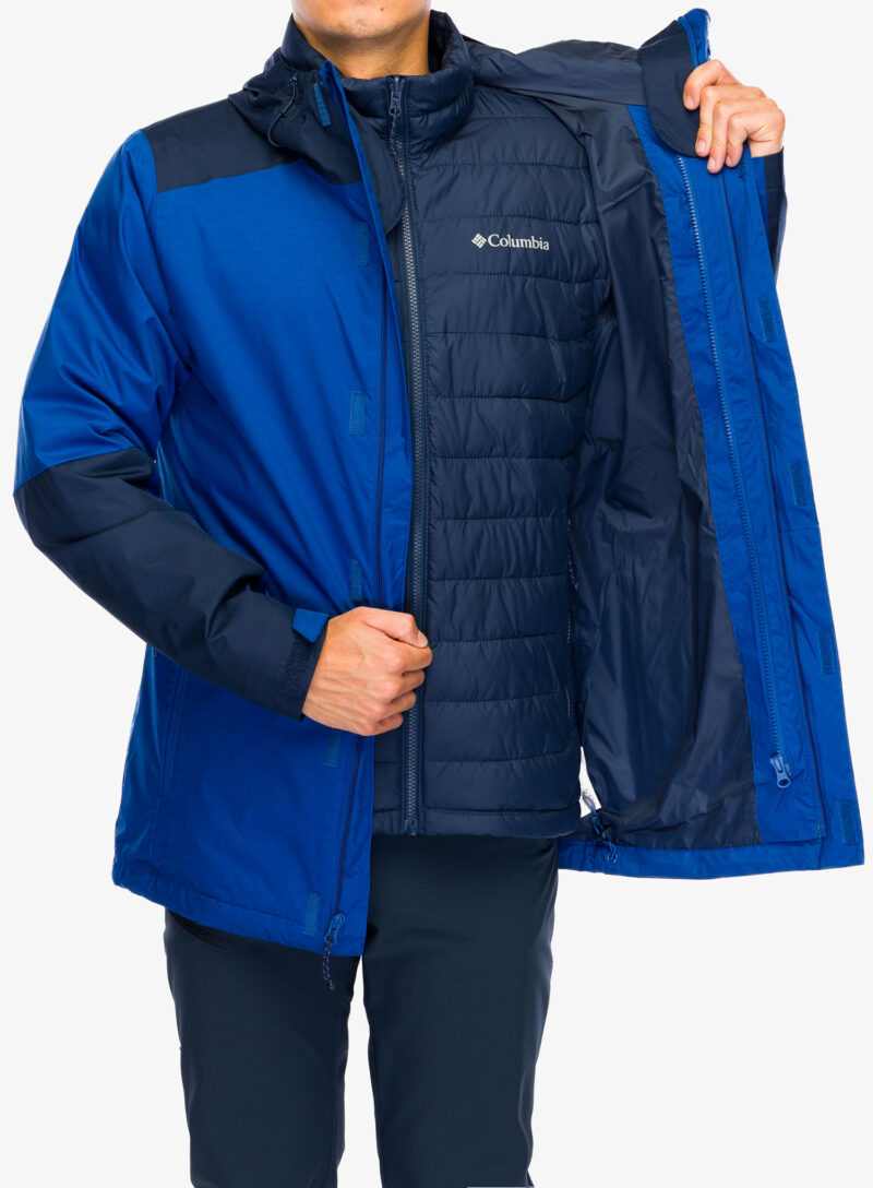 Original Geaca 3 in 1 Columbia Point Park Interchange Jacket - mountain blue/collegiate navy