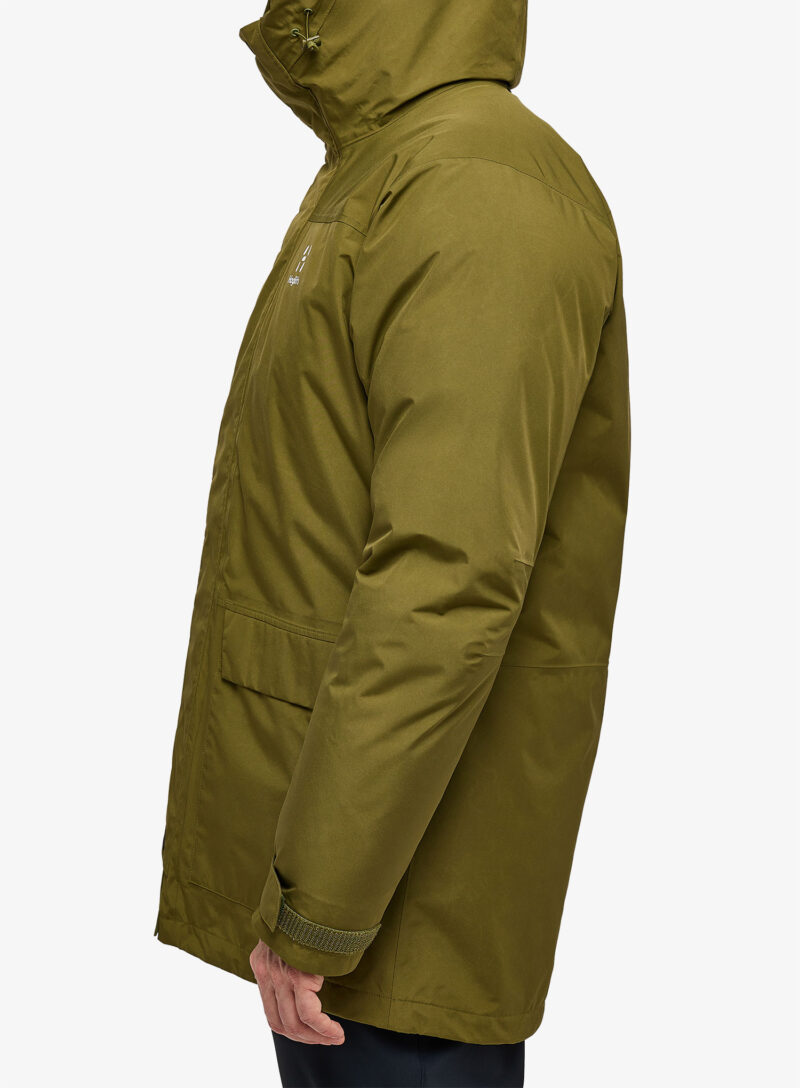 Original Geaca 3 in 1 Haglofs Asp 3-in-1 GTX Parka - olive green